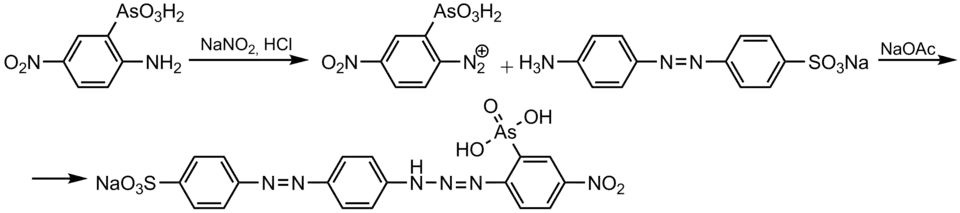 Схема синтеза сульфарсазена