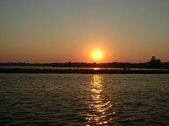 Закат у причала Талисман