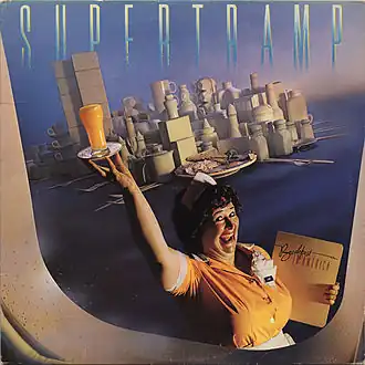 Обложка альбома Supertramp «Breakfast in America» (1979)