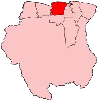 Сарамакка на карте