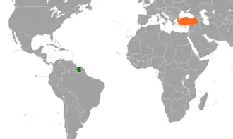 Суринам и Турция