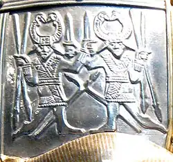 Налобная пластина шлема из Саттон-Ху, VII в.