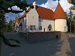 Главный усадебный дом Суур-Мерийоки - вид на восточную террасу