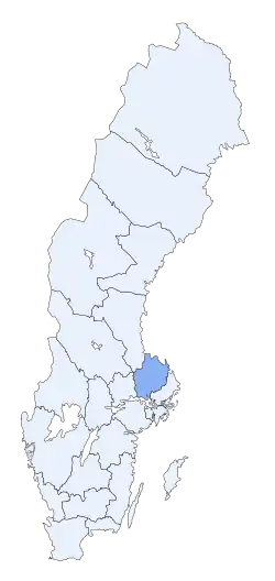 Лен Уппсала на карте