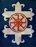 «Коловрат» на эмблеме словацкого объединения «Свет родной веры»