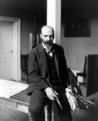 Ричард Берг, 1904 год.