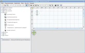 Скриншот программы Sweet Home 3D