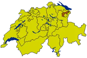 А́ппенцелль-А́усерроден на карте