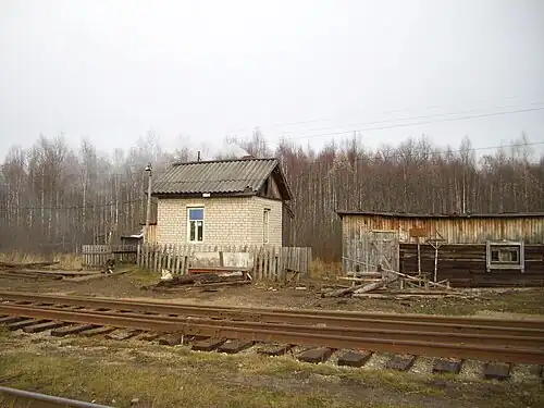 Стрелочный пост в чётной горловине, 2009 год