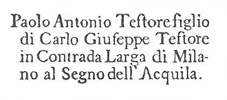 Подпись Паоло Тесторе на одной из скрипок