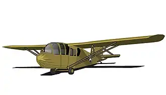 Aeronca TG-5. Рисунок с фотографии 40-х годов.