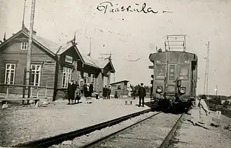 Вагон M.2 на станции Пяэскюла, 1926 год