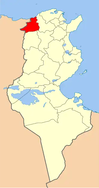 Джендуба на карте