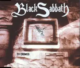 Обложка сингла Black Sabbath «TV Crimes» (1992)