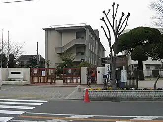 Начальная школа в посёлке Тадаока