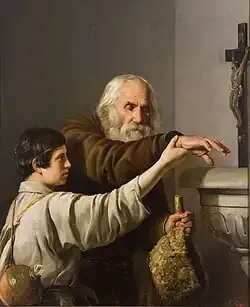 Слепой нищий с мальчиком. 1843Холст, масло. 115 × 94 смЛитовский художественный музей — Картинная галерея, Вильнюс