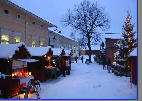 Ремесленный квартал во время рождественской ярмарки