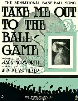 Обложка песни «Take Me Out to the Ball Game»