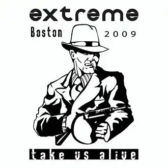 Обложка альбома Extreme «Take Us Alive» (2010)