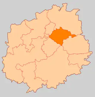 Талицкое сельское поселение на карте