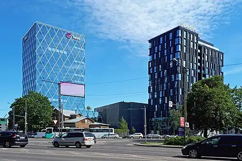 Палдиское шоссе в Кристийне, здания квартала «WOHO»