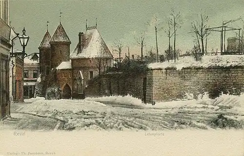 Вид с улицы Валли, прим. 1900 год