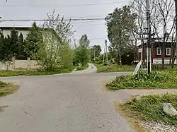 Вид улицы у пересечения с улицей Розы Люксембург