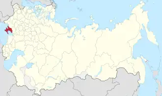 Таврическая губерния на карте