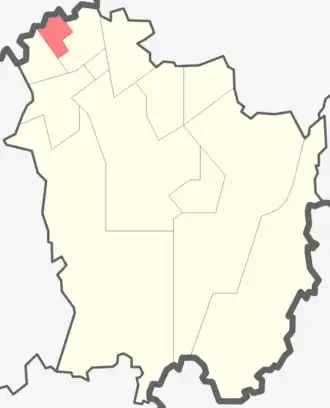 Тельмановское городское поселение на карте