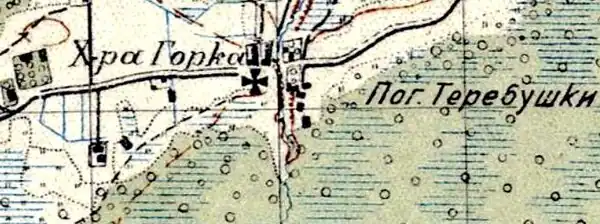 План деревни Терёбушка. 1941 год