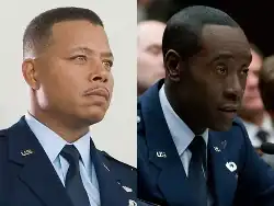 Джеймс Роудс в исполнении Терренса Ховарда в фильме «Железный человек» (2008) и Дона Чидла в фильме«Железный человек 2» (2010)