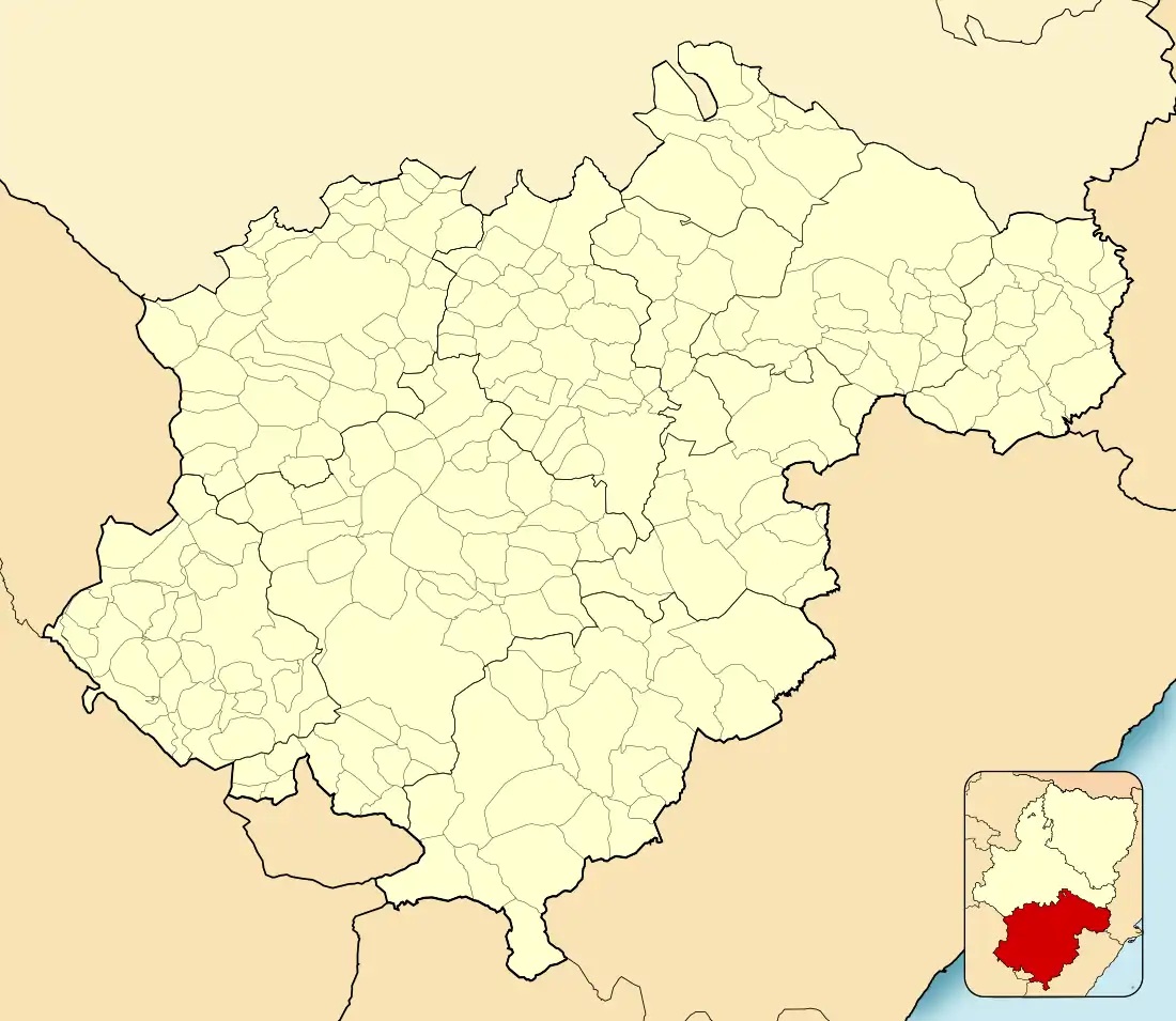 Теруэль на карте