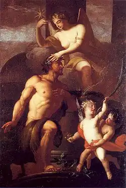 М. Тервестен. Геркулес, увенчанный лавром. Ок. 1705. Холст, масло