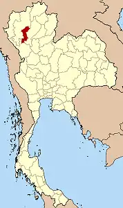 Лампхун на карте