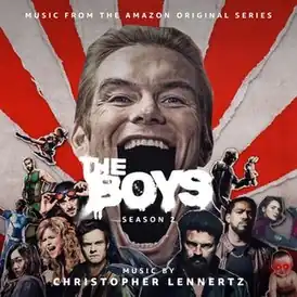 Обложка альбома Кристофера Леннерца «The Boys: Season 2 (Music from the Amazon Original Series)» (2020)