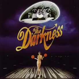 Обложка альбома The Darkness «Permission to Land» (2003)