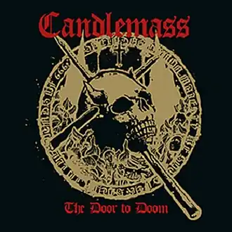 Обложка альбома Candlemass «The Door to Doom» (2019)