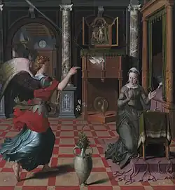 Благовещение. 1552. Дерево, масло. Муниципальный музей, Гауда