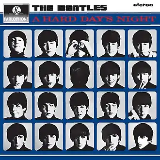 Обложка альбома The Beatles «A Hard Day’s Night» (1964)