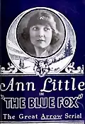 В рекламе киносериала «Синяя Лисица»[англ.] (1921)