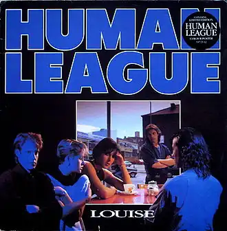 Обложка сингла The Human League «Louise» (1984)