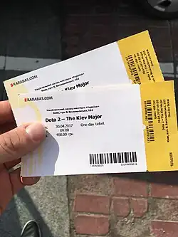 Билеты на турнир