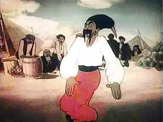 Запорожец на ярмарке. Кадр мультфильма