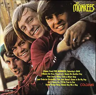 Обложка альбома The Monkees «The Monkees» (1966)