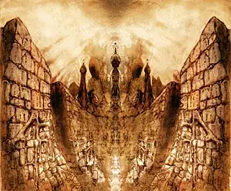 Безымянный город. Художник Леозефокс