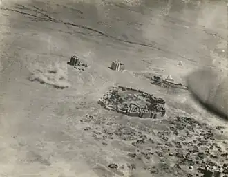 Бомбардировка британскими ВВС дервишских фортов в Талехе