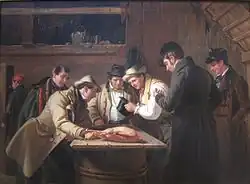 Уильям Сидни Маунт. «Разыгрывают гуся», 1837