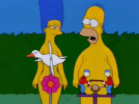 Голые Мардж и Гомер