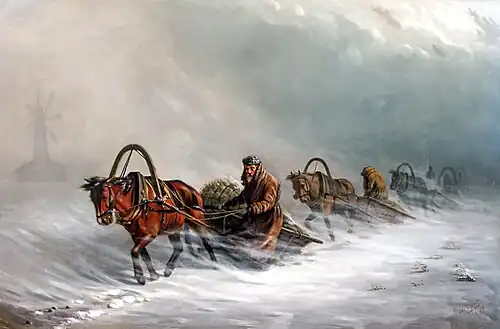 Обоз (1880)Владимиро-Суздальский музей-заповедник