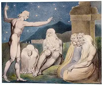 Гнев Елиуяилл. Уильяма Блейка к Книге Иова, 1805